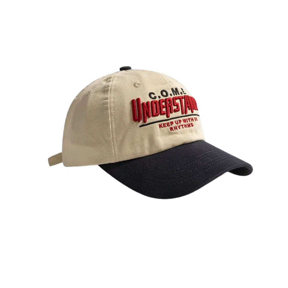 图涂丫 拼色款百搭刺绣撞色运动潮帽 涤纶 鸭舌帽 男女同款情侣款