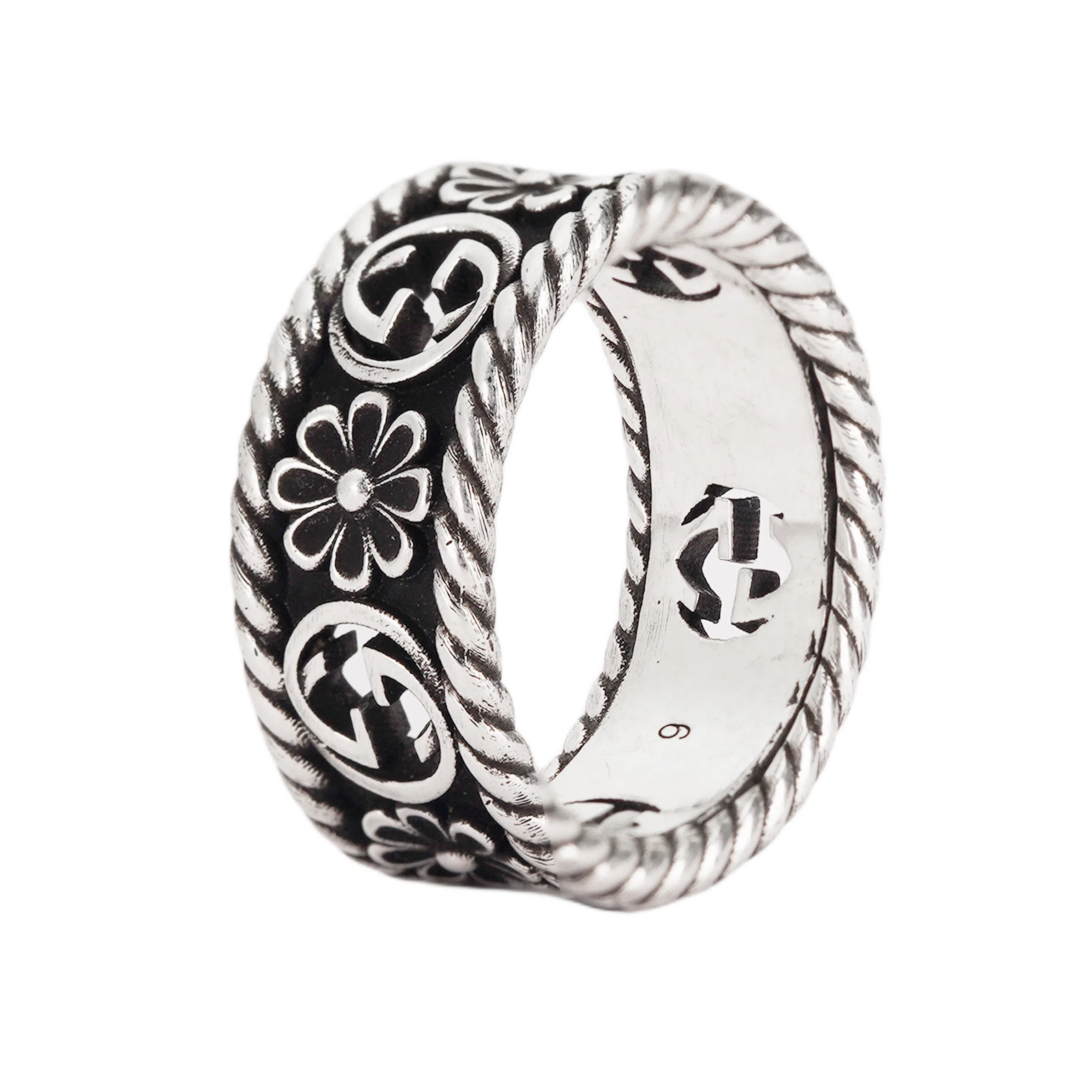 Gucci Interlocking G Silver Ring