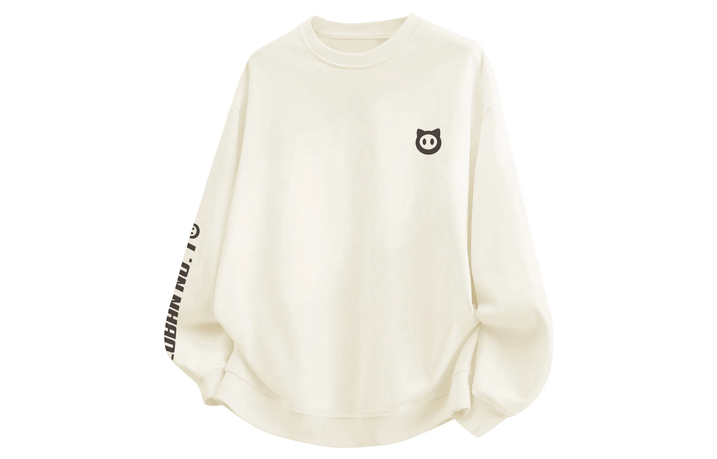 王者荣耀 美式人物字母落肩长袖款宽松舒适透气青少年高颜值百搭时尚圆领卫衣 鲁班七号款 男女同款