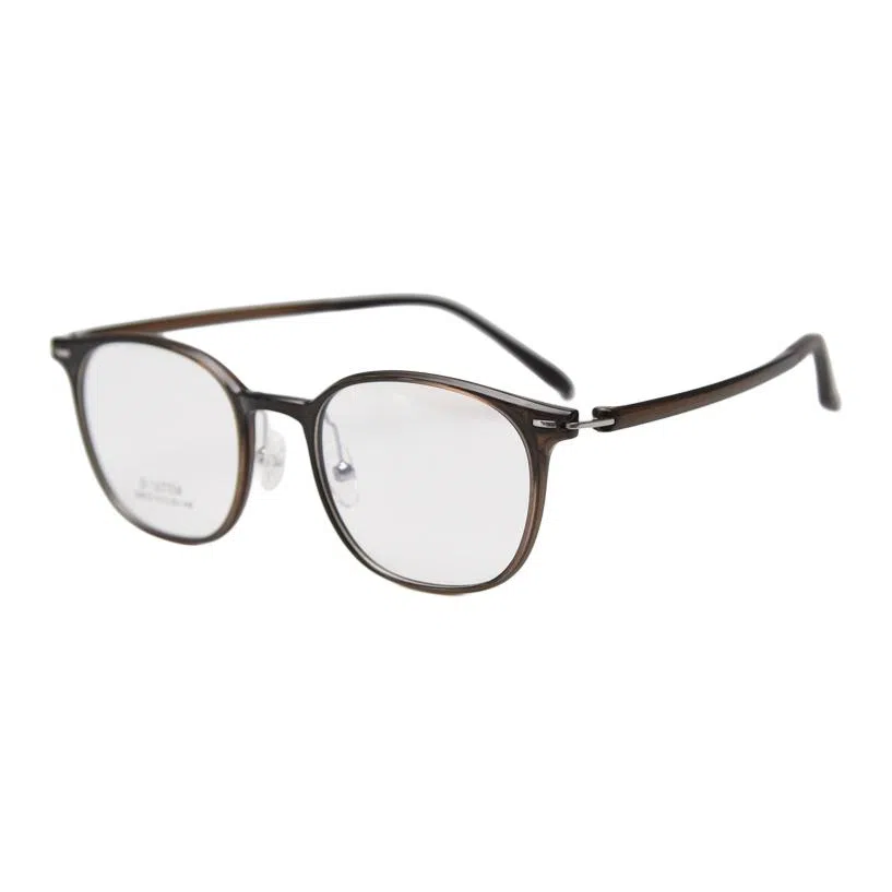 山一丸 韩版细边近视学生轻配度数平光 方形 光学镜架 男女同款情侣款