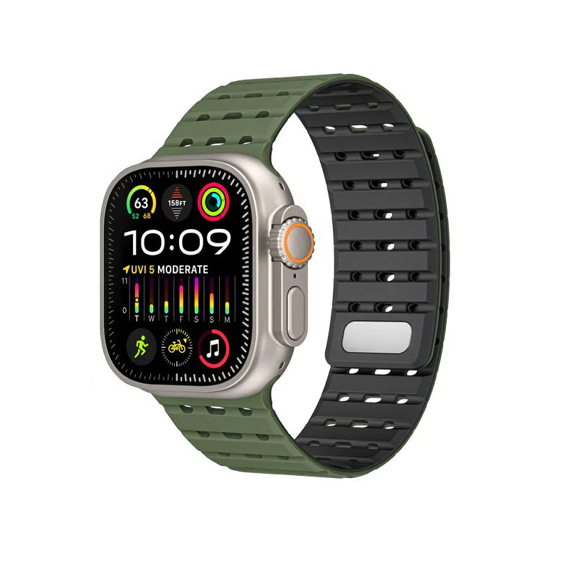 亿祈发 苹果适用 手表表带 硅胶材质 时尚百搭男女通用