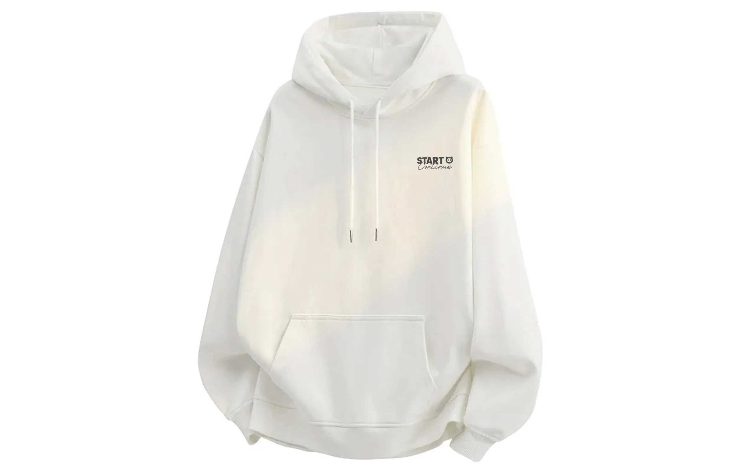 王者荣耀 美式复古手签字母长袖落肩款宽松舒适透气户外运动通勤百搭时尚连帽卫衣 鲁班七号款 男女同款