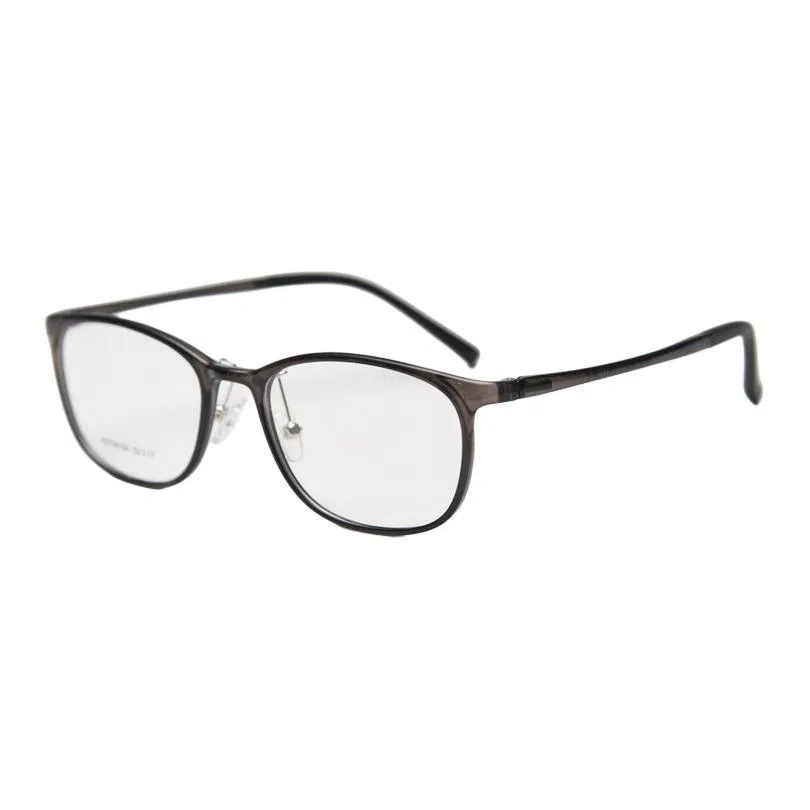 山一丸 韩系细边框文艺学生平光可配度数 不规则形 光学镜架 男女同款情侣款