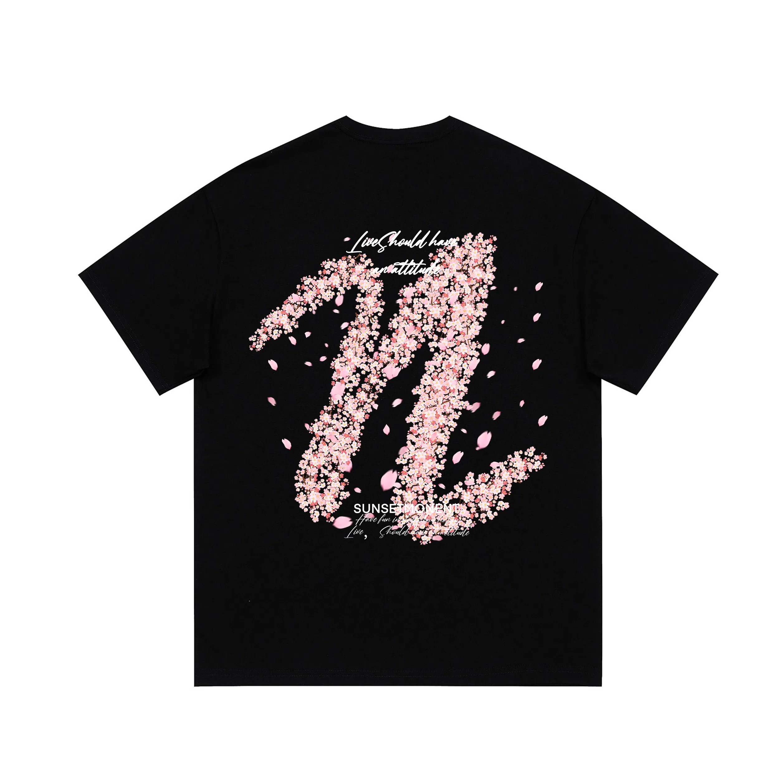 SUNSETMONENT N Logo Basketball Tee