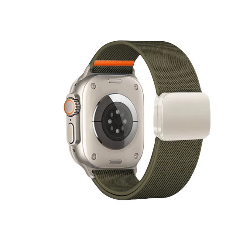 亿祈发 苹果适用 手表表带 尼龙材质 磁吸男女通用
