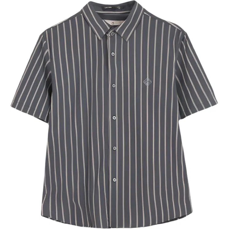 古鲨 潮流舒适时尚百搭短袖衬衫 男款