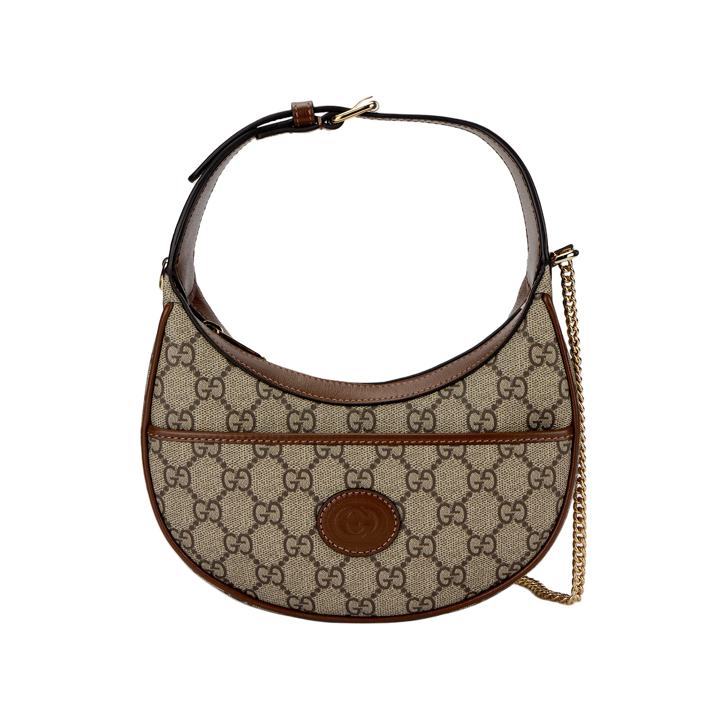 Gucci Half Moon Bag Beige