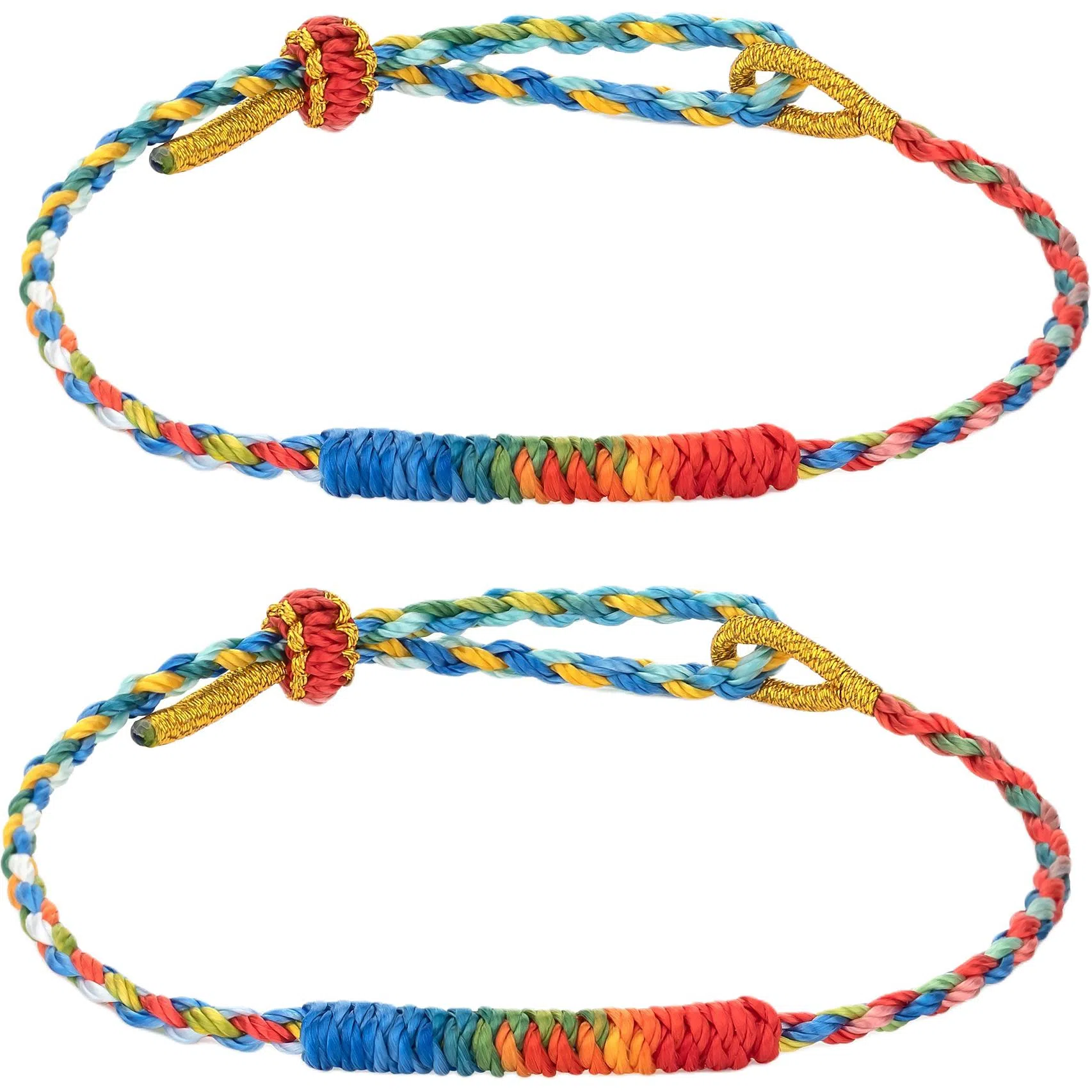 【福禄好运到丨可DIY】 色菲尔 金榜题名锦鲤民族风考研高考中考转运五彩绳幸运手工可调节手链#好运 编织 手绳 男女同款情侣款