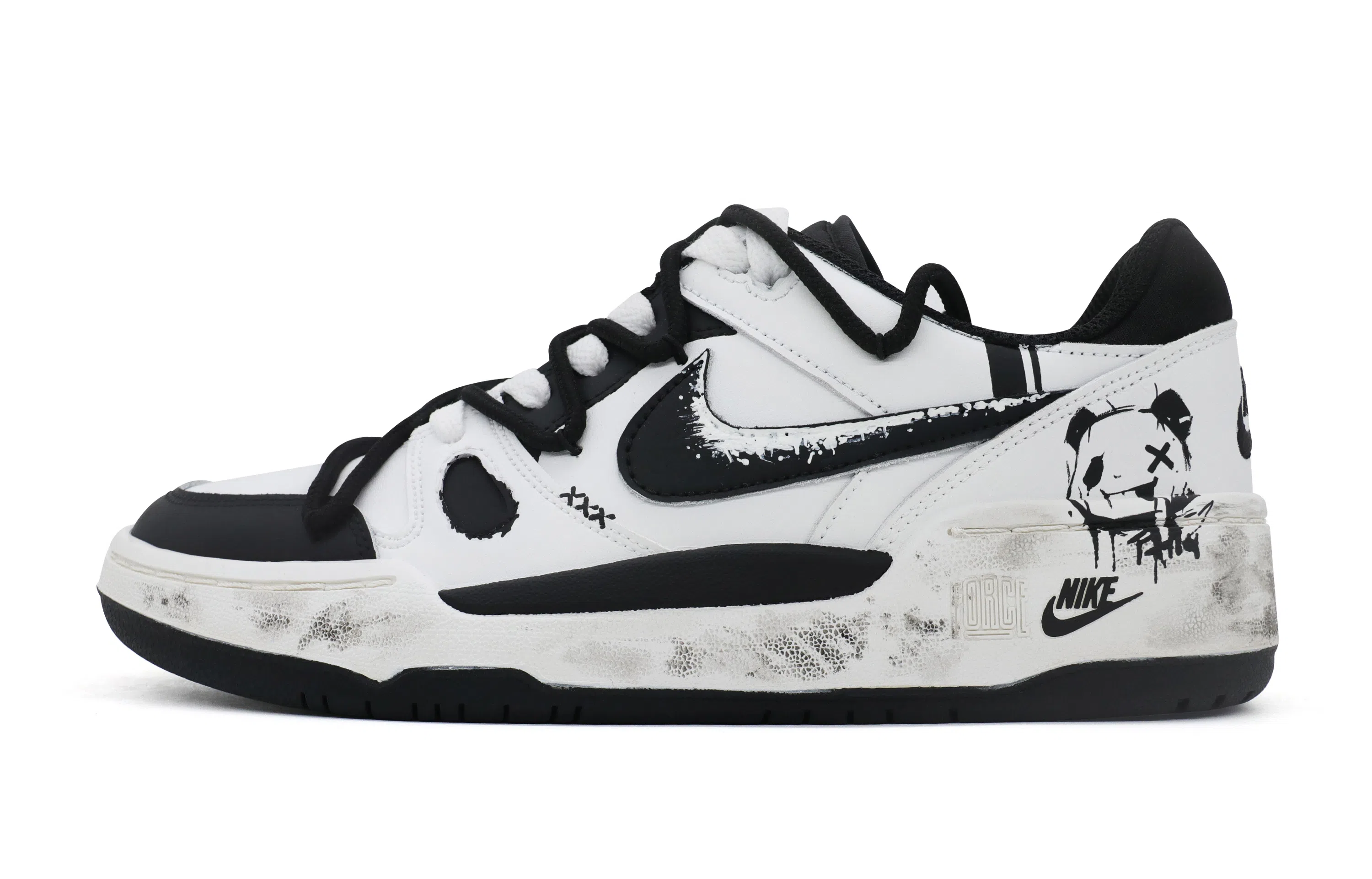 Nike Full Force Low Black White