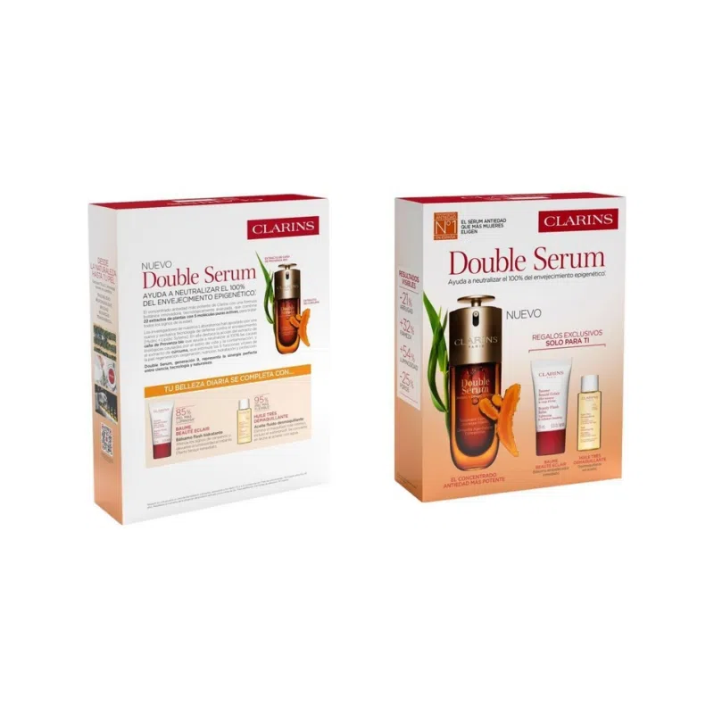 娇韵诗 双重精华护肤套装 清爽提亮保湿 三件套