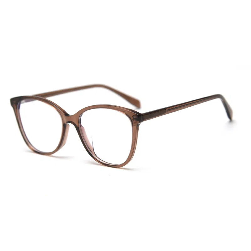 山一丸 日韩半框近视框潮文艺复古平光 金属 椭圆形 光学镜架 男女同款情侣款