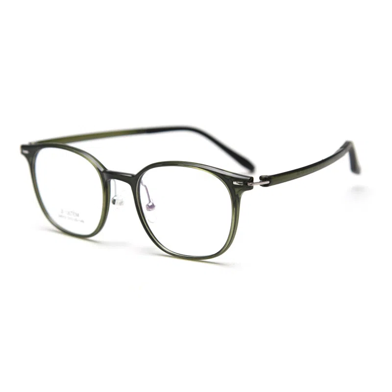 山一丸 韩版细边近视学生轻配度数平光 方形 光学镜架 男女同款情侣款