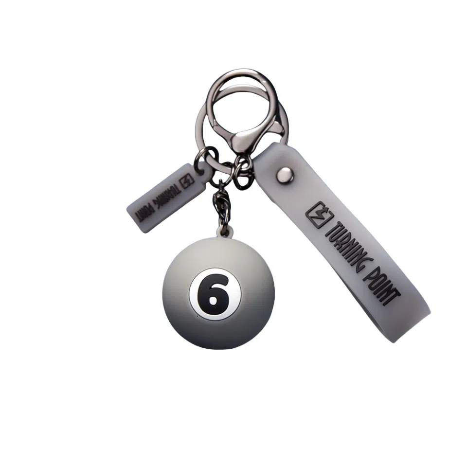 图涂丫 书包挂件可爱卡通桌球公仔手绳挂饰 硅胶 钥匙扣 男女同款情侣款