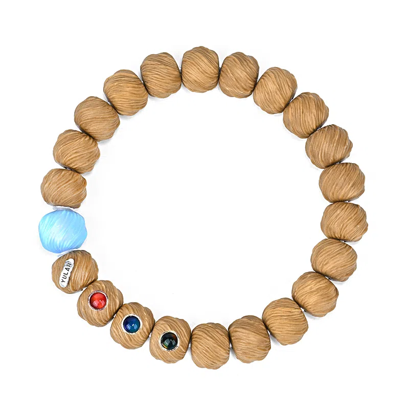 钰澜文玩 【螺旋丸】 猴头核桃 雕刻手串盘玩转运珠 男女同款情侣款