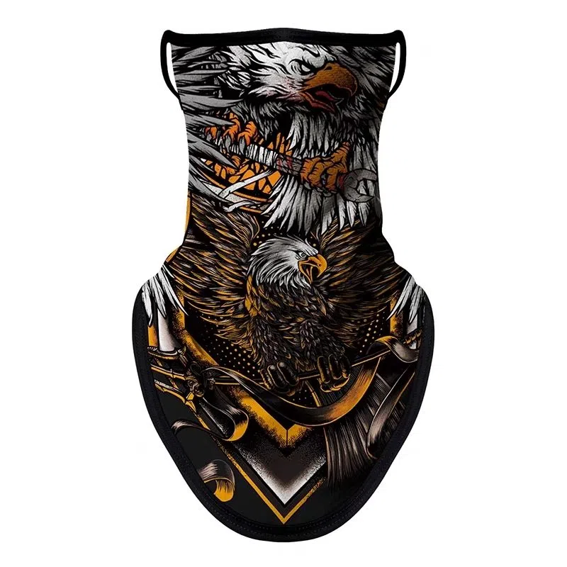 图涂丫 面巾哈雷机车复古头巾钓鱼夏季户外 涤纶 防晒面罩 男女同款情侣款