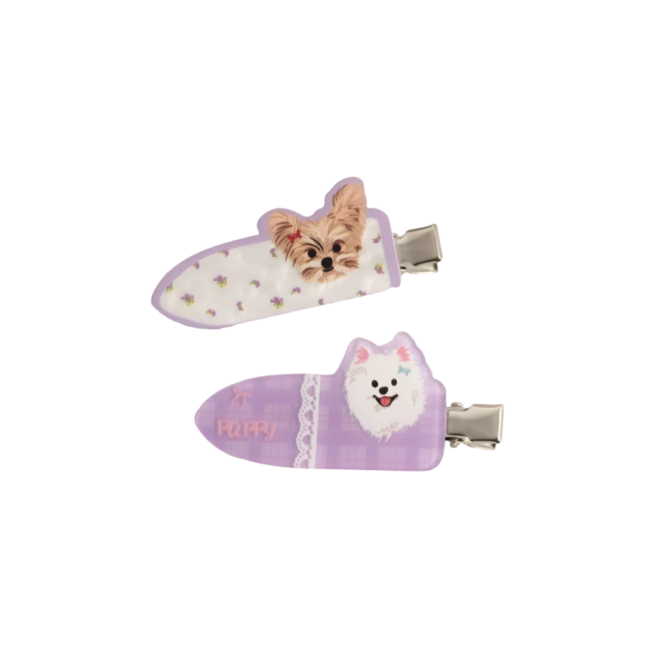 希铃 高级感萌宠小狗超可爱 亚克力 发夹 女款