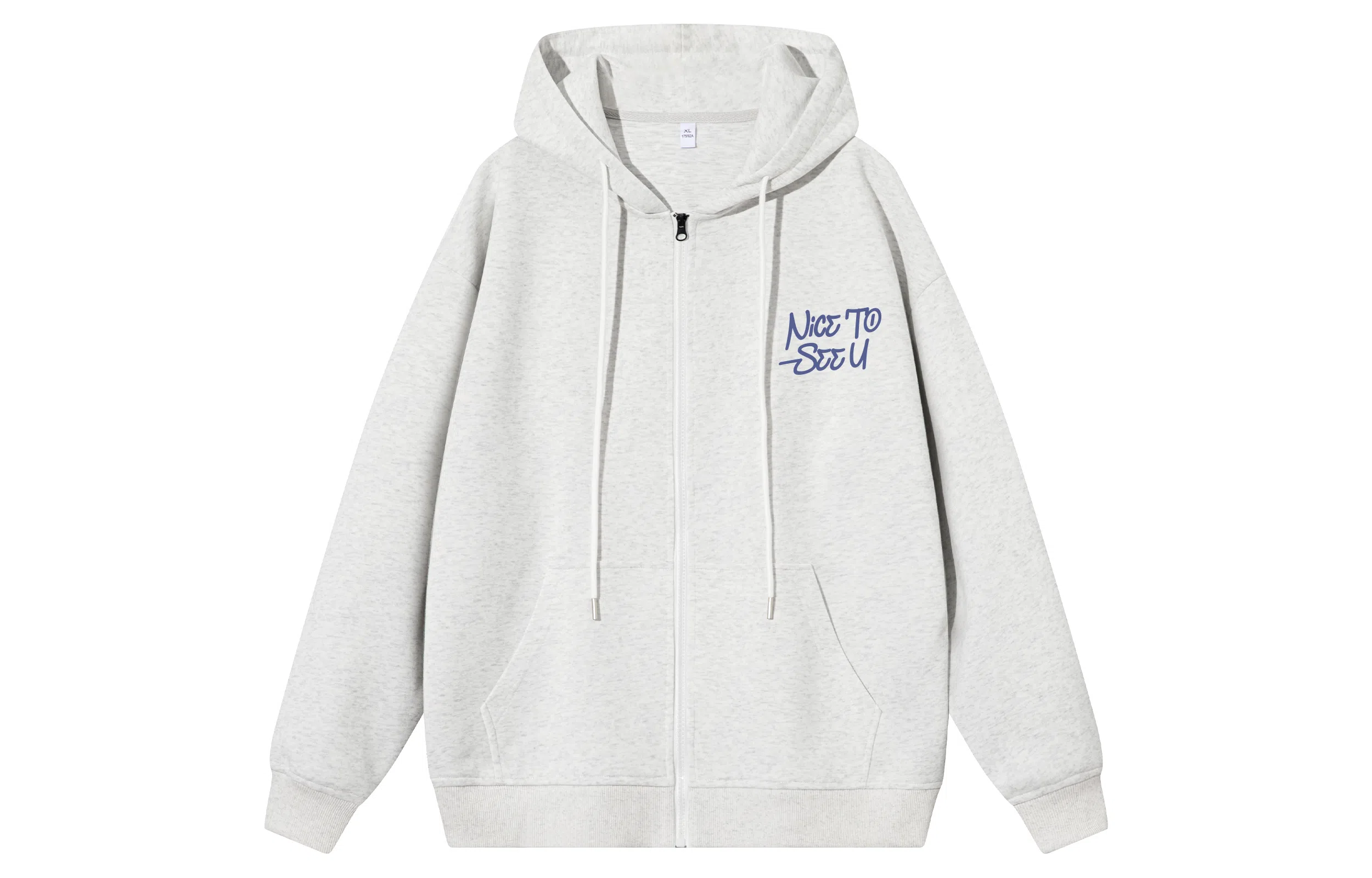 王者荣耀 彩色字体英文设计美式高街落肩款宽松舒适透气帅帅青少年无性别百搭时尚潮流开衫卫衣 标语款 男女同款