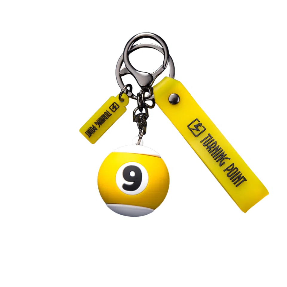 图涂丫 书包挂件可爱卡通桌球公仔手绳挂饰 硅胶 钥匙扣 男女同款情侣款