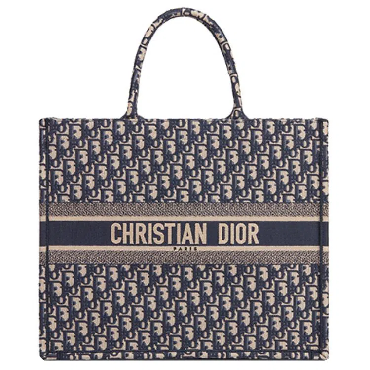 Dior Book Tote Denim Blue