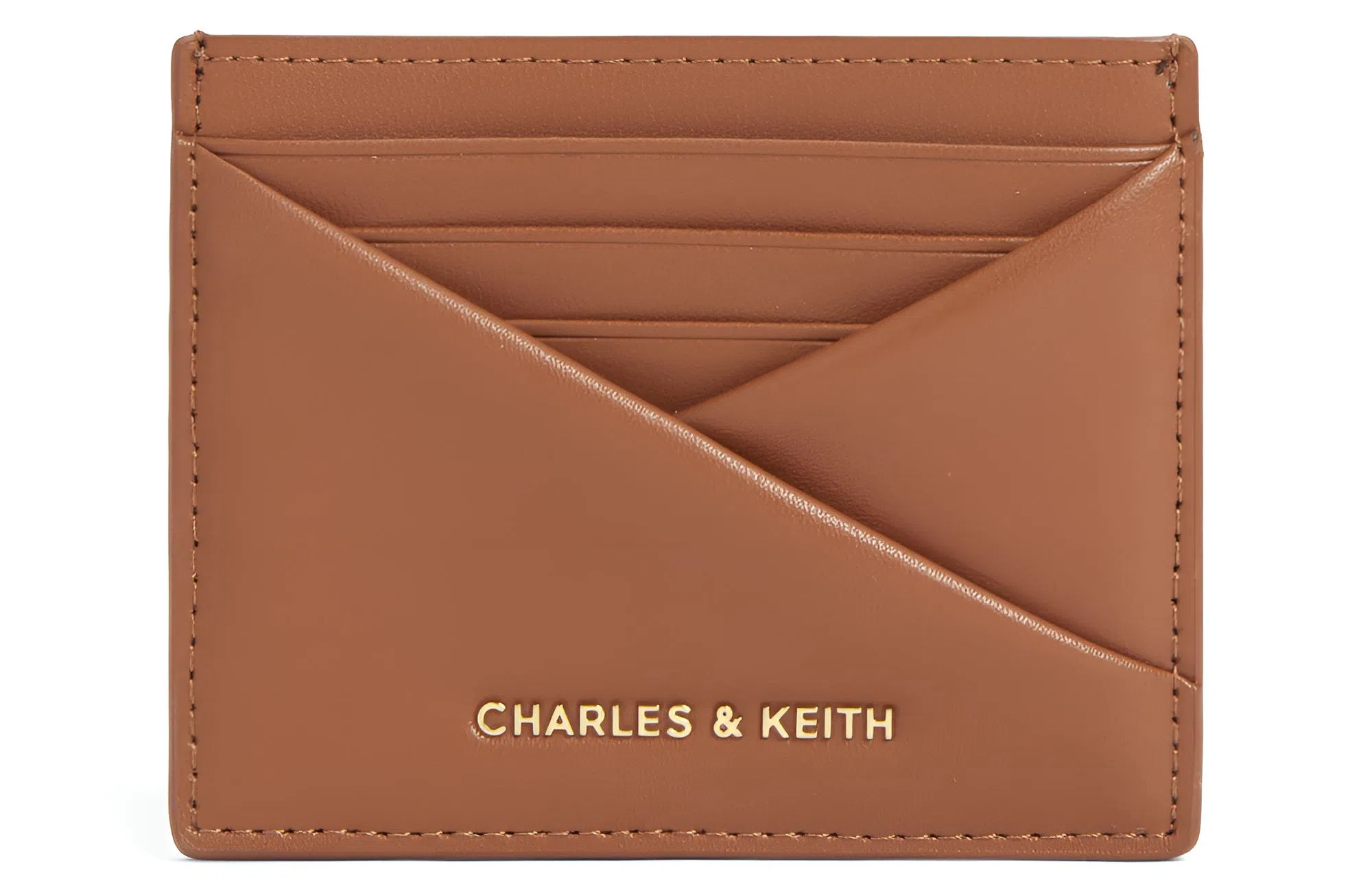 Charles & Keith Card Holder Oat Tan