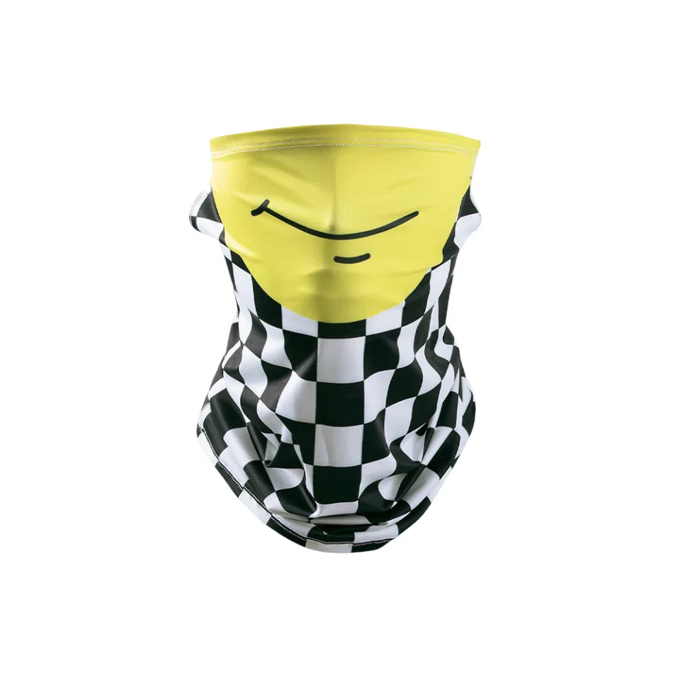图涂丫 卡通表情机车骑行脸罩防紫外线护颈 涤纶 防晒面罩 男女同款情侣款