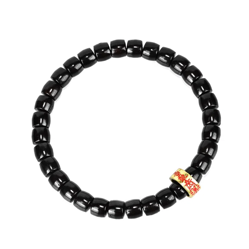 钰澜文玩 直切太乙镇守卡环搭配款佛珠转运珠 椰蒂 手串 男女同款情侣款