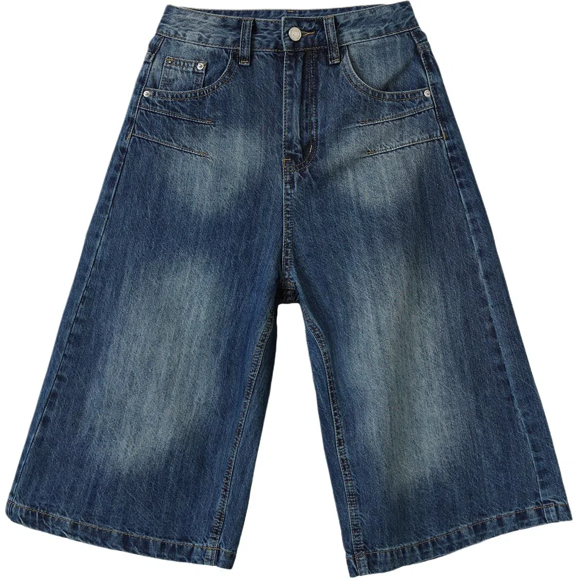 拾籍 时尚潮流复古风格宽松舒适牛仔裤 女款