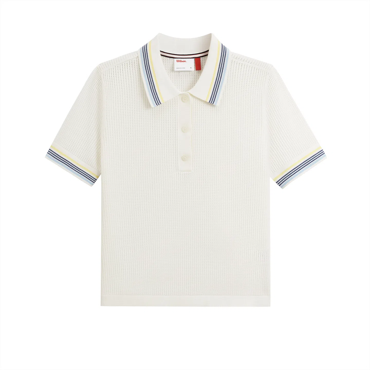 Wilson SS25 TENNIS Addison Knit POLO