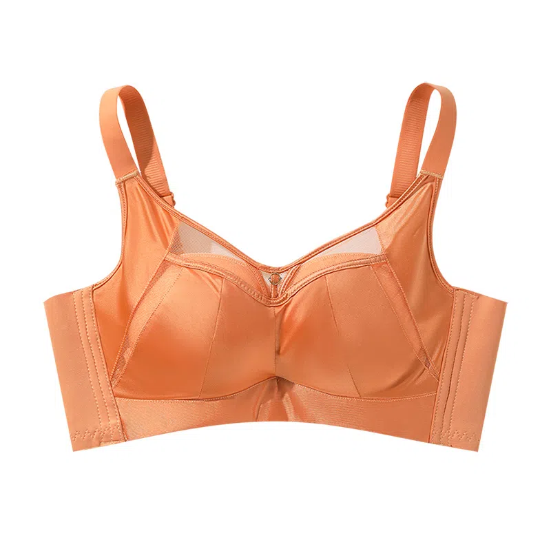 欧迪芬 光面内衣女聚拢调整型收副乳防下垂小胸显大无钢圈上托夏季文胸 女款