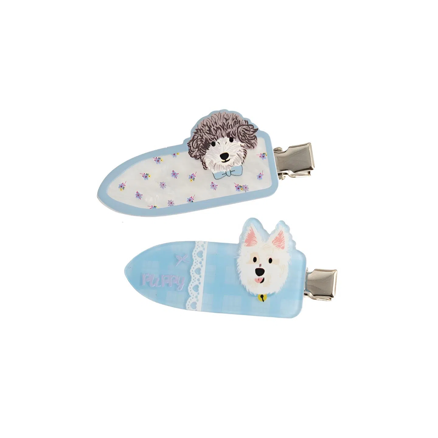 希铃 高级感萌宠小狗超可爱 亚克力 发夹 女款