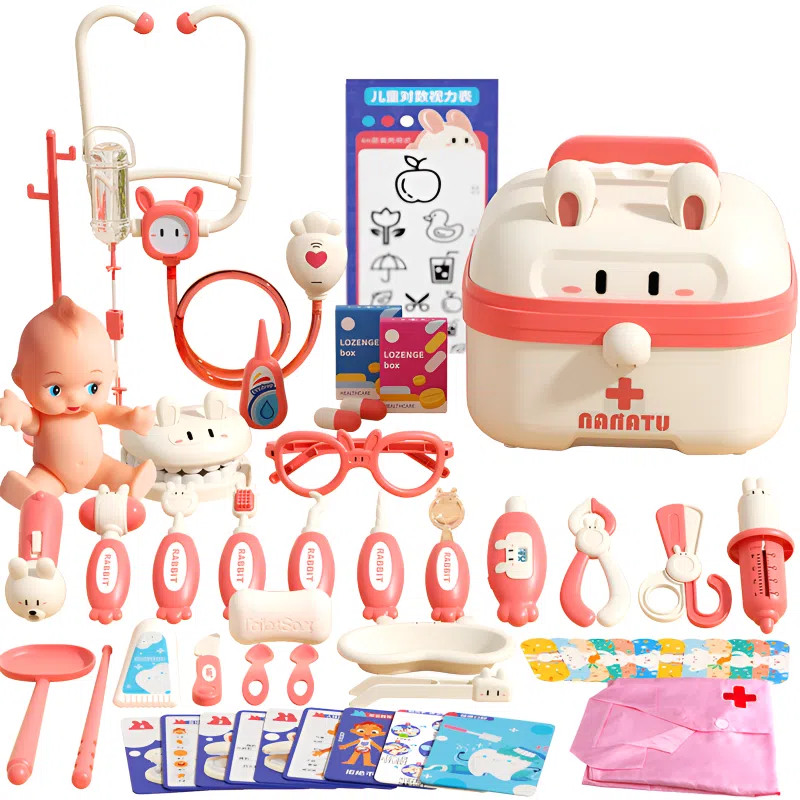 益米 过家家系列 小羊医护套装  医生护士角色扮演 早教益智玩具