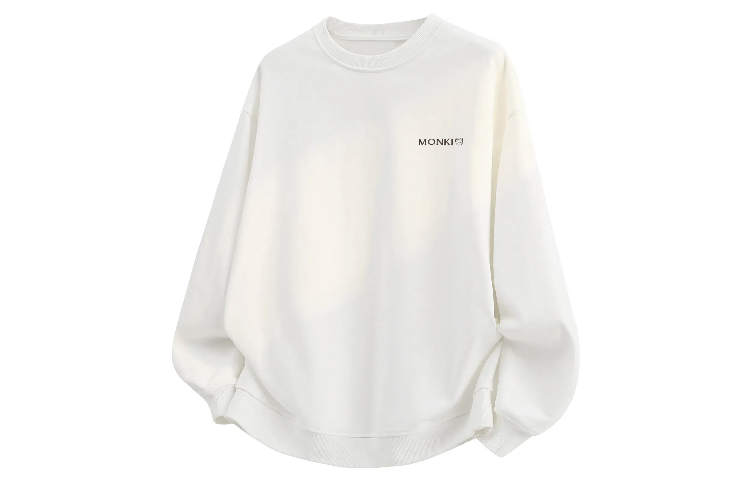 王者荣耀 手写英文字体设计美式高街落肩款宽松舒适透气帅帅青少年无性别百搭时尚潮流圆领卫衣 梦奇款 男女同款