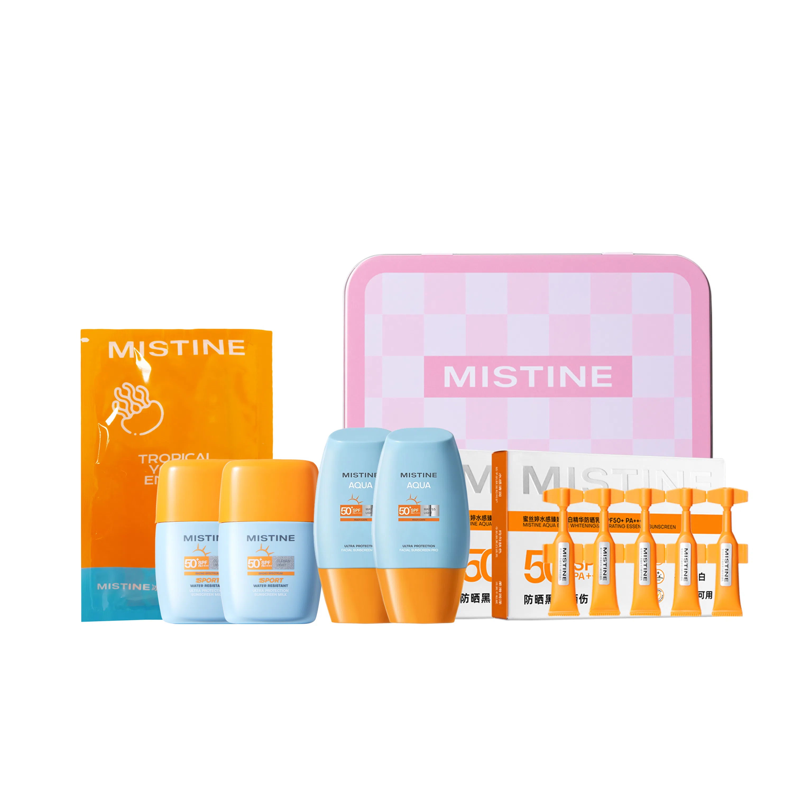 Mistine spf50+ PA++ 10ML40ML100ml