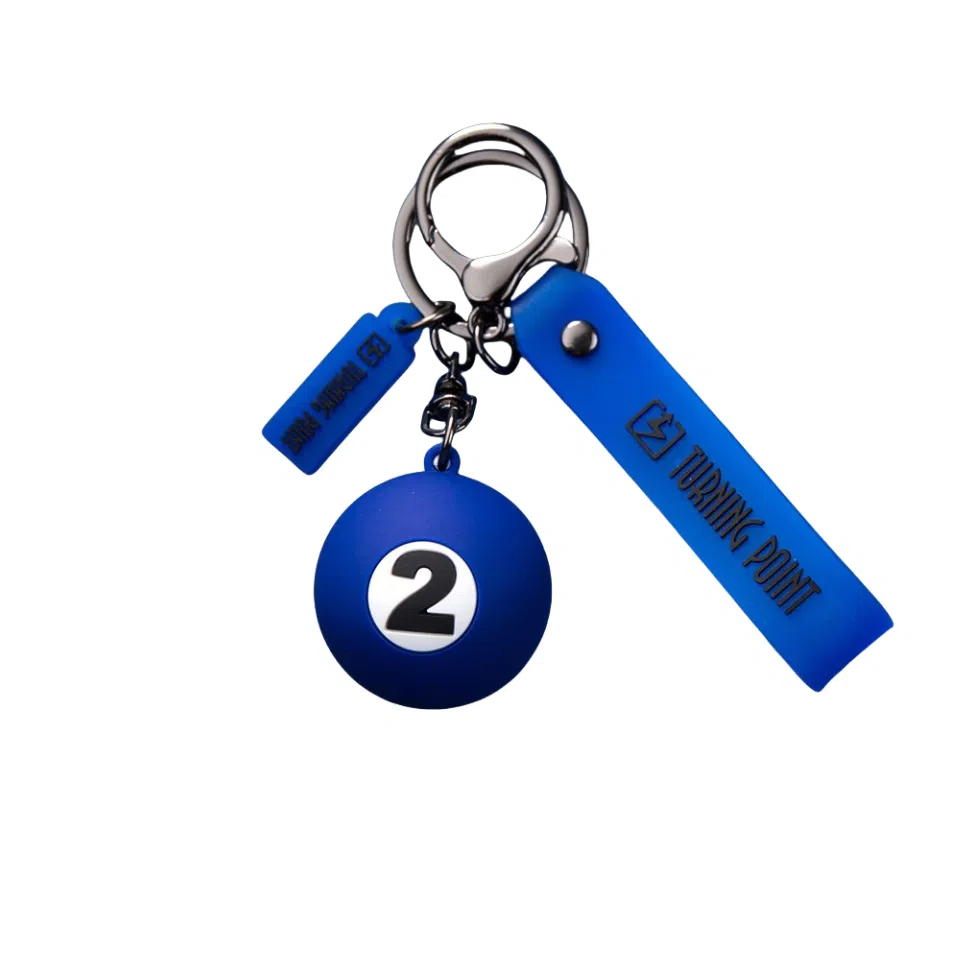 图涂丫 书包挂件可爱卡通桌球公仔手绳挂饰 硅胶 钥匙扣 男女同款情侣款