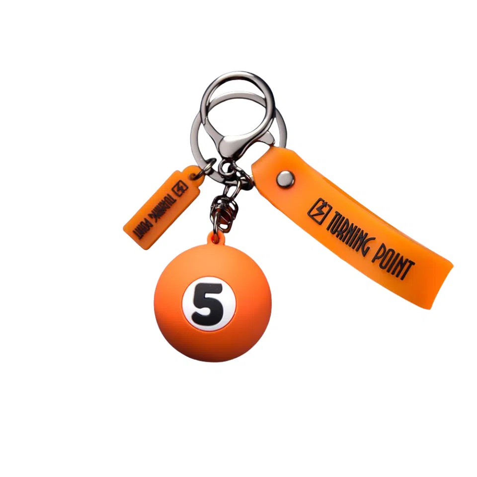 图涂丫 书包挂件可爱卡通桌球公仔手绳挂饰 硅胶 钥匙扣 男女同款情侣款