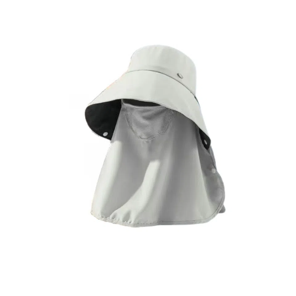 图涂丫 全方位遮阳帽户外紫外线 涤纶 防晒帽 男女同款情侣款