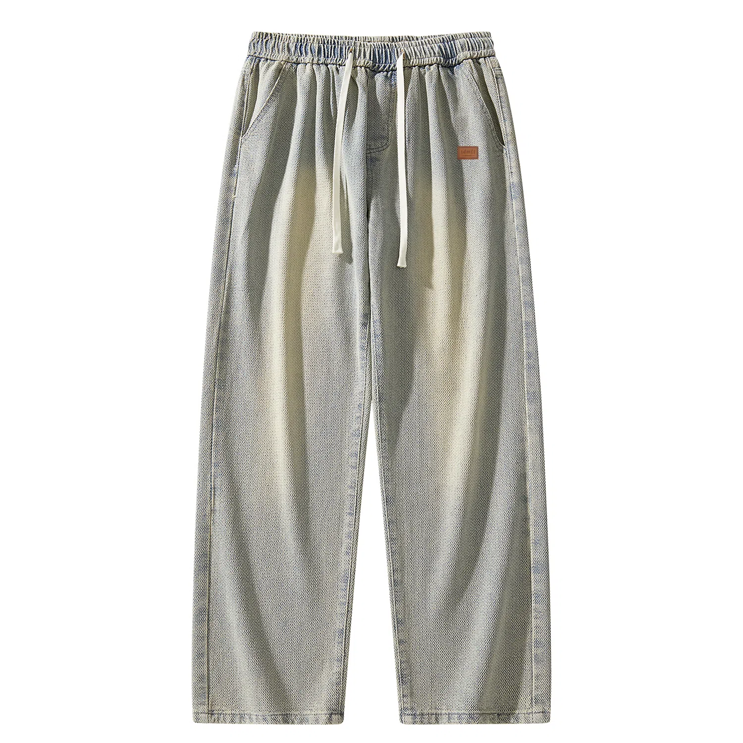 【dme】 美式潮牌显瘦休闲直筒舒适凉感高街宽松阔腿牛仔裤 男女同款