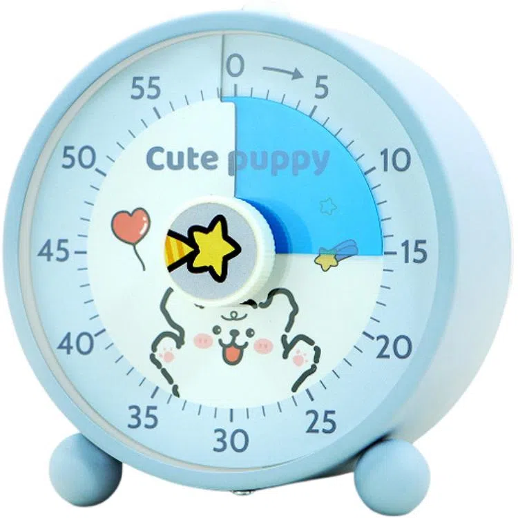 翰林时光 计时器小学生自律神器可视化时间管理器定时器儿童学习写作业 石英机芯 闹钟 男女同款