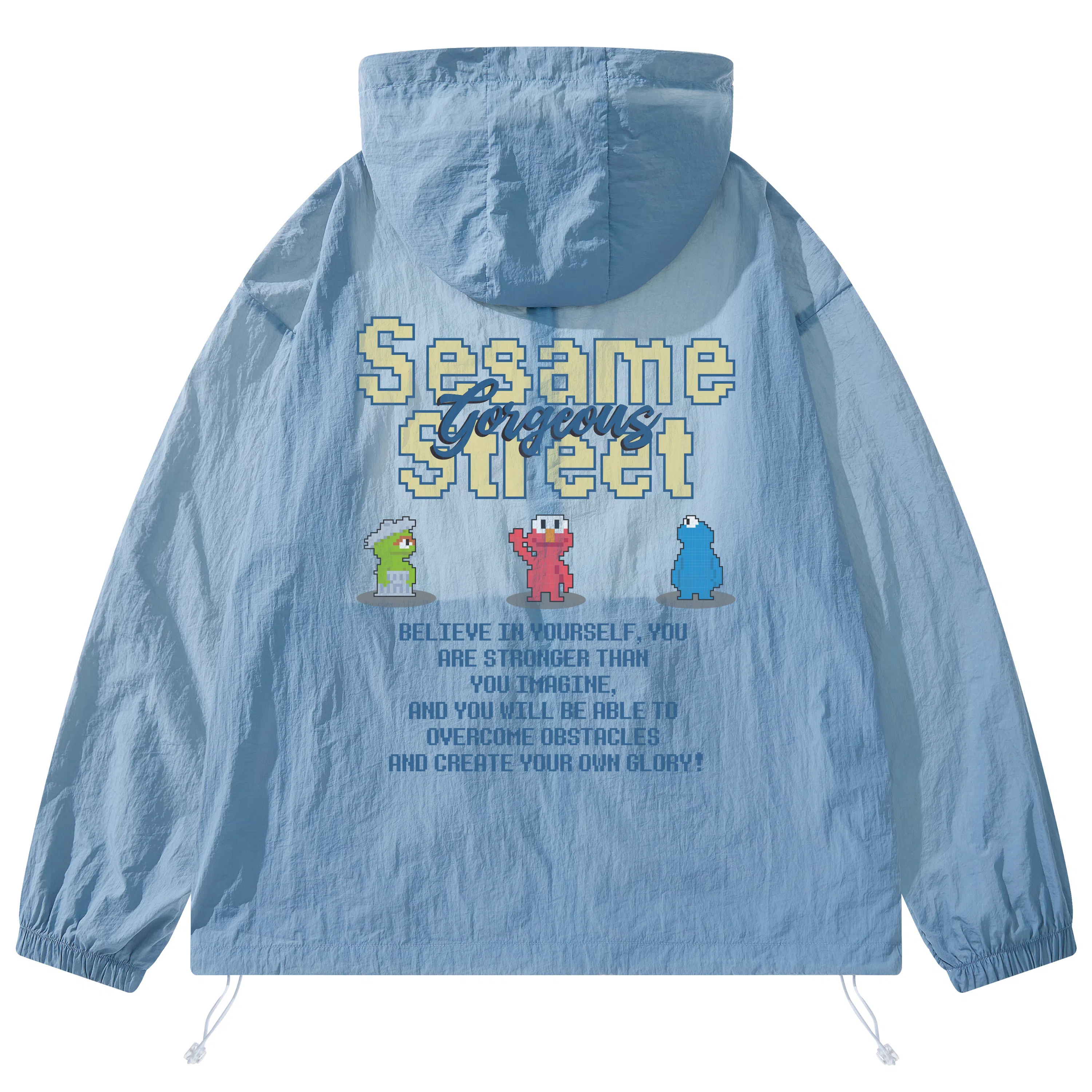 Sesame Street Retro Cartoon UV Jacket