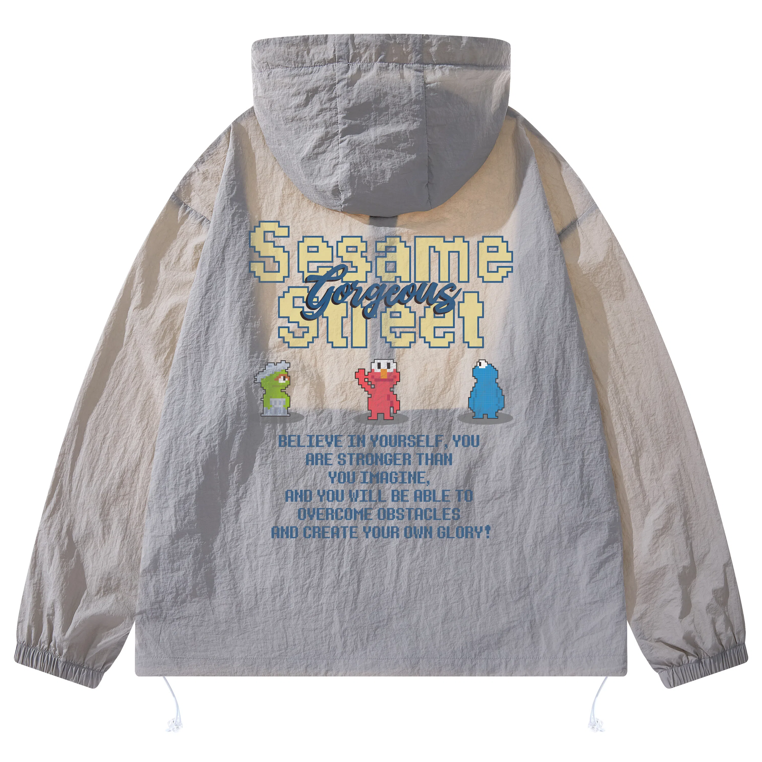 Sesame Street Retro Cartoon UV Jacket