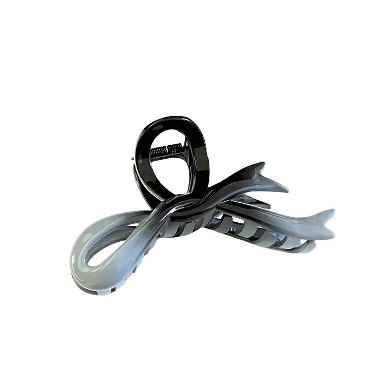 丹琴 渐变蝴蝶结高级感鲨鱼夹发量多盘后脑勺 发夹 女款