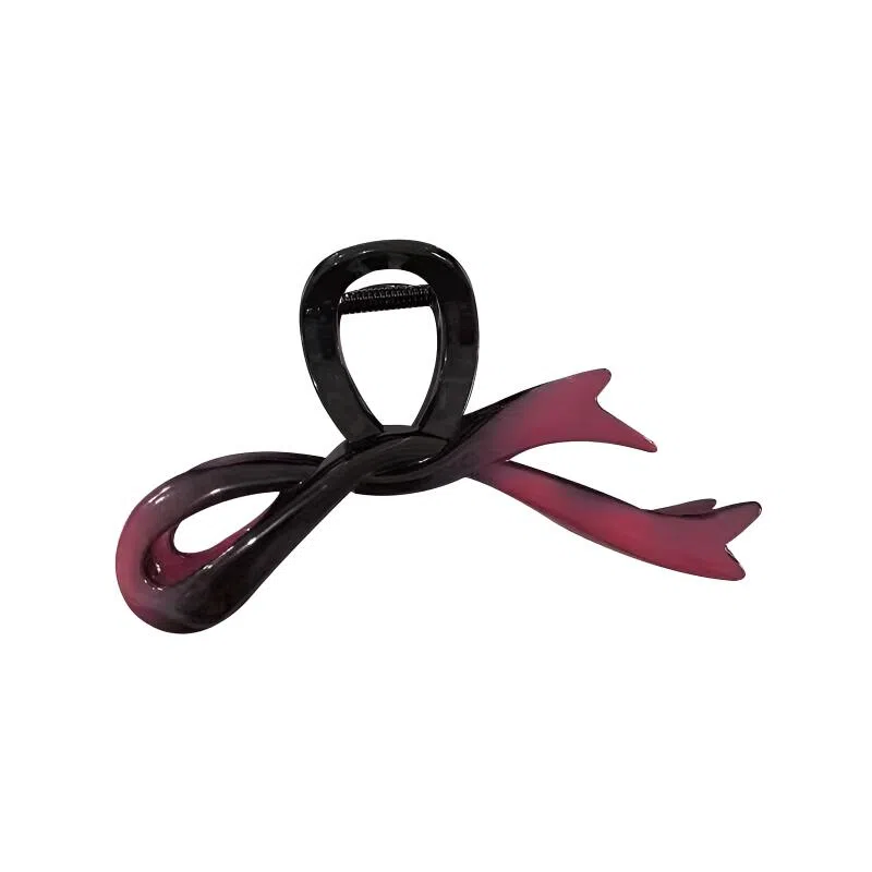 丹琴 渐变蝴蝶结高级感鲨鱼夹发量多盘后脑勺 发夹 女款