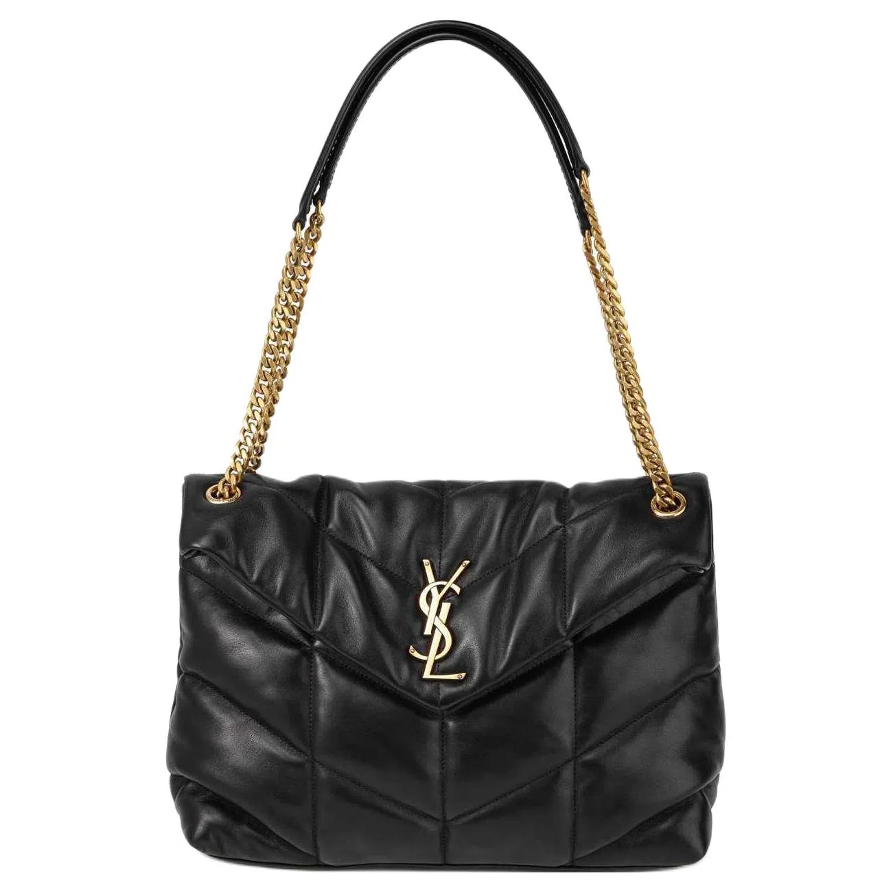 Saint Laurent Loulou Puffer Black