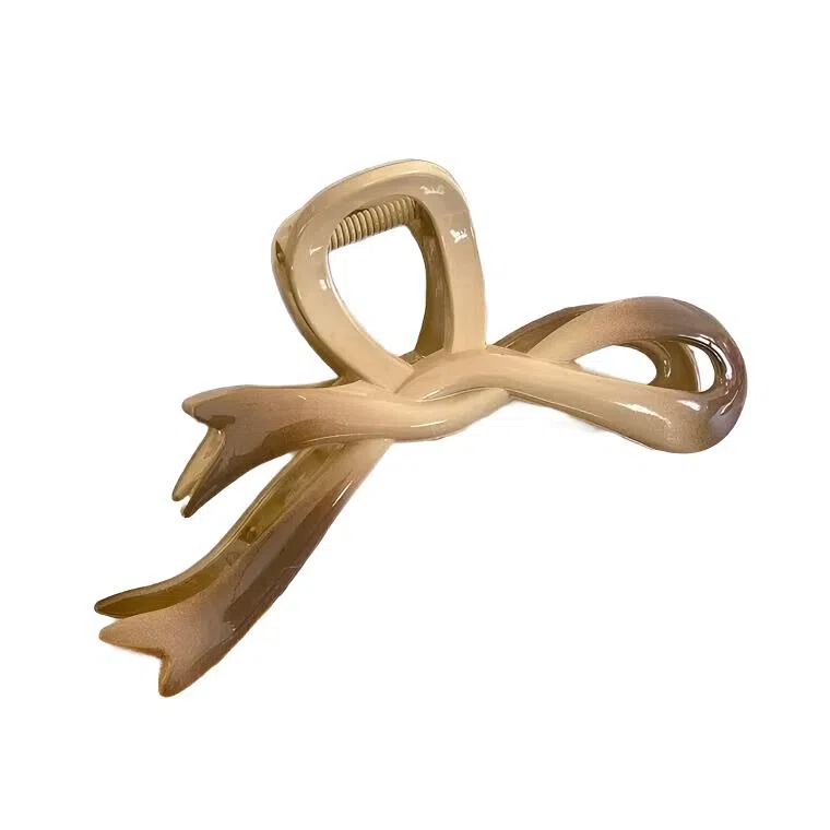 丹琴 渐变蝴蝶结高级感鲨鱼夹发量多盘后脑勺 发夹 女款