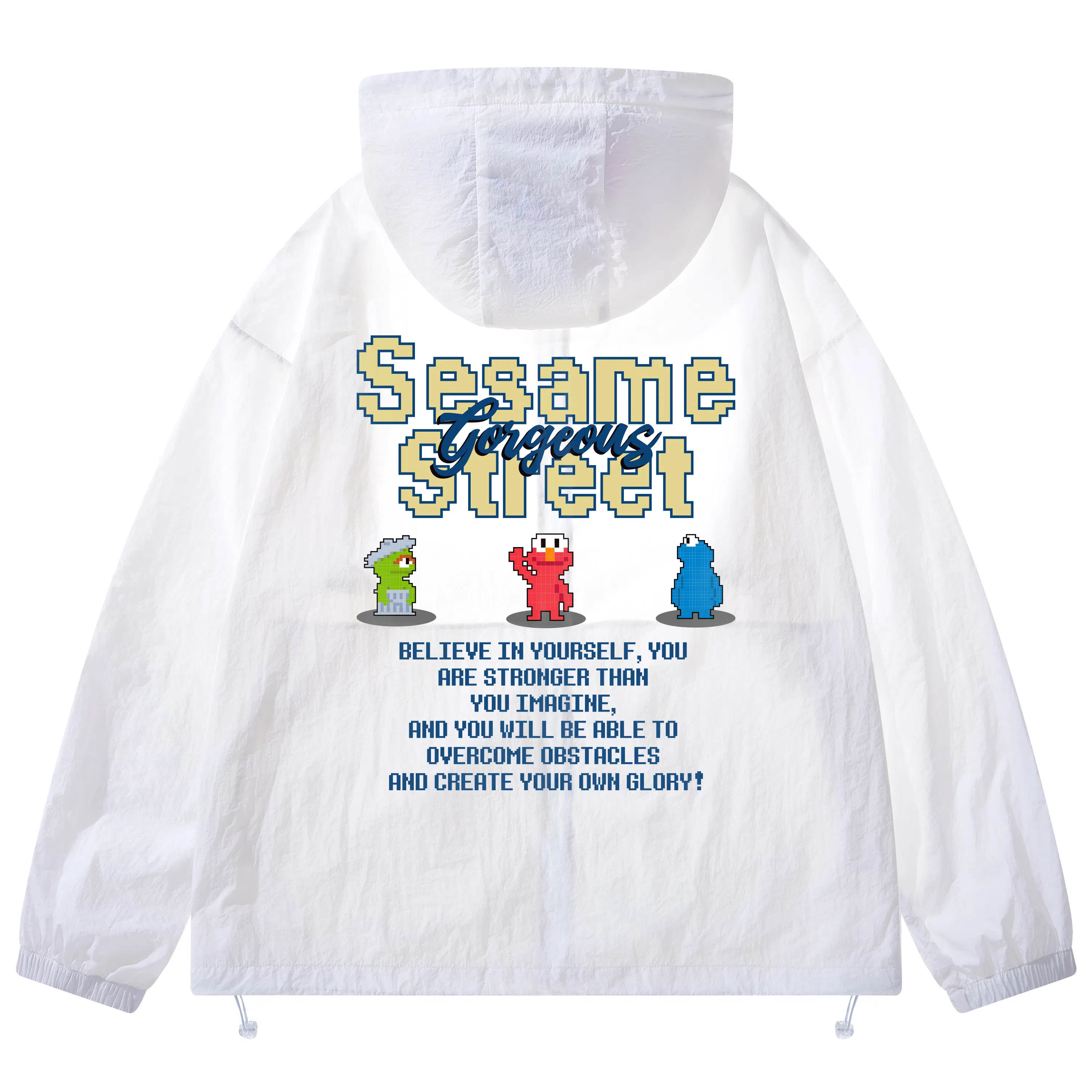 Sesame Street Retro Cartoon UV Jacket