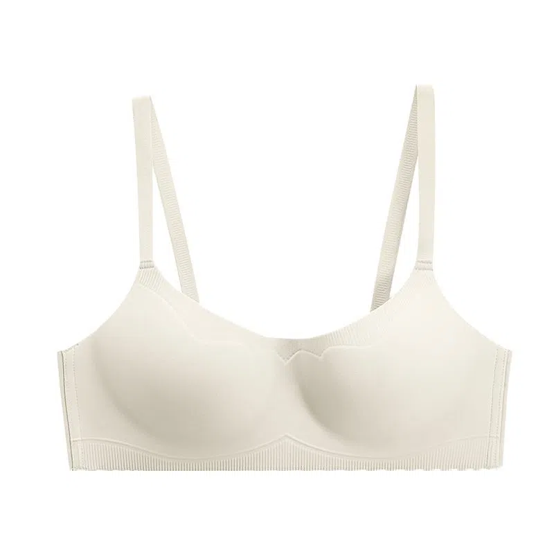 欧迪芬 无痕内衣女聚拢小胸收副乳防下垂无钢圈舒适立体杯轻盈纯色夏季清凉款文胸 女款