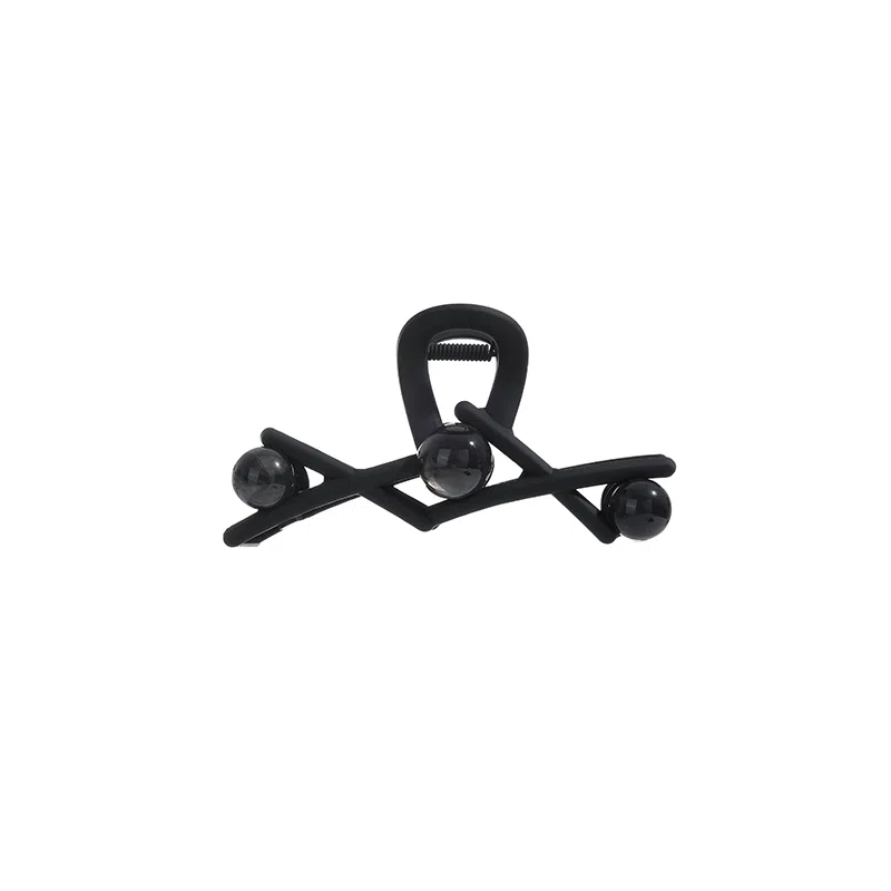 水中玉 珠珠抓夹大号鲨鱼夹后脑勺发卡高级感夹子头饰 亚克力 发夹 女款