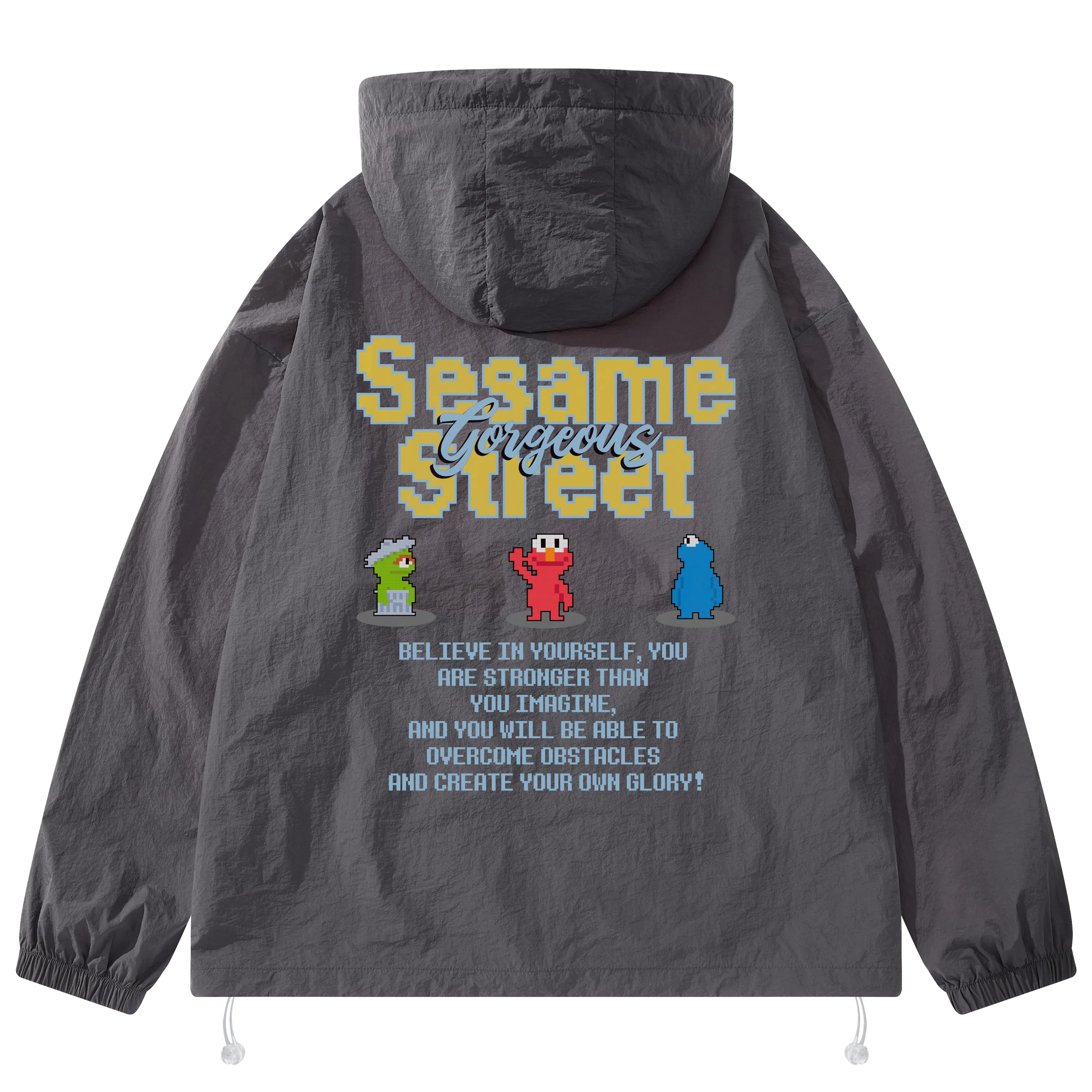 Sesame Street Retro Cartoon UV Jacket