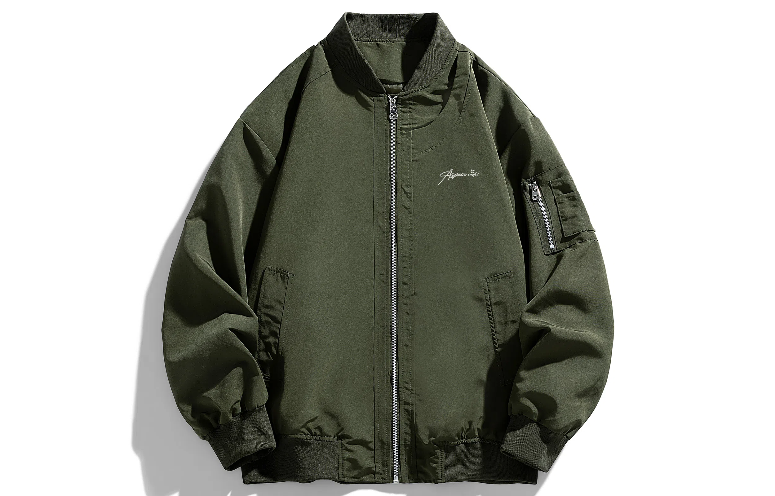 王者荣耀 美式圆领飞行员外套重磅宽松舒适休闲百搭工装街头夹克衫 鲁班七号款 男女同款