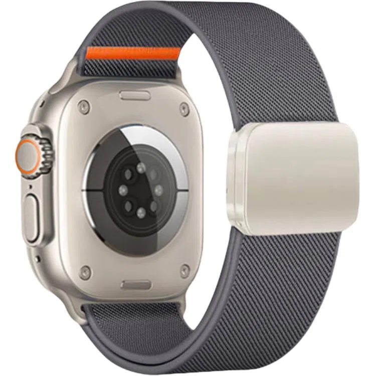 亿祈发 表带 苹果适用 尼龙材质 弹力尼龙磁吸男女通用